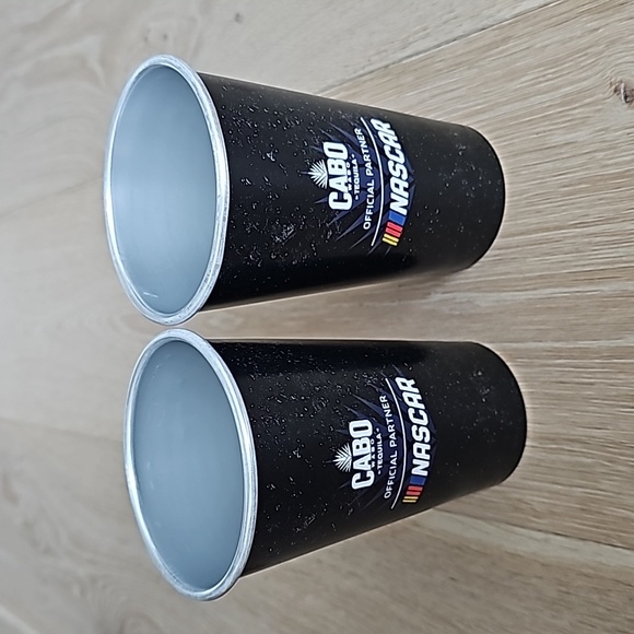 NWOT Cabo Wabo Tequila Nascar souvenir Cups set of two (2) - Picture 2 of 5